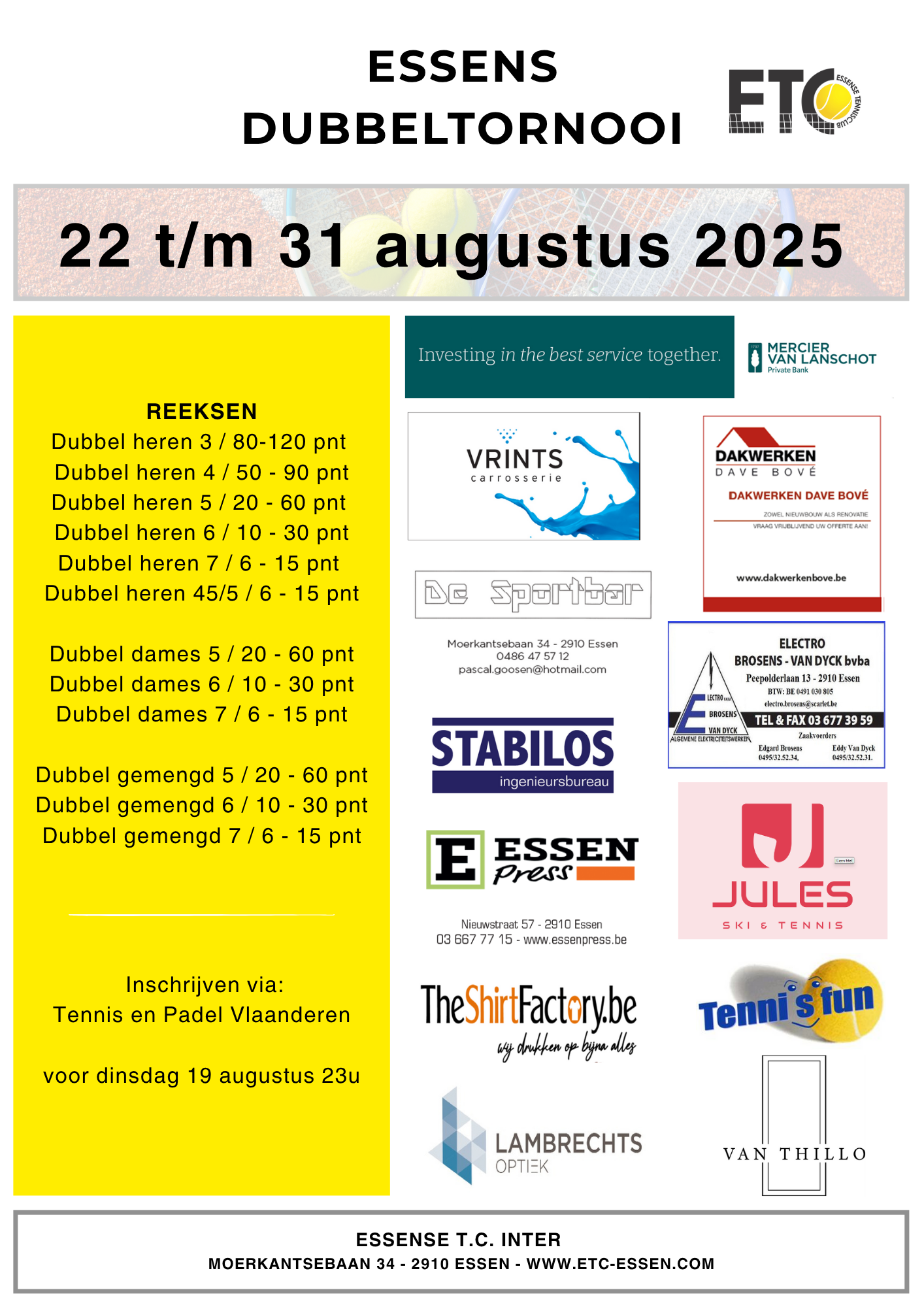 ETC Dubbeltornooi 2025